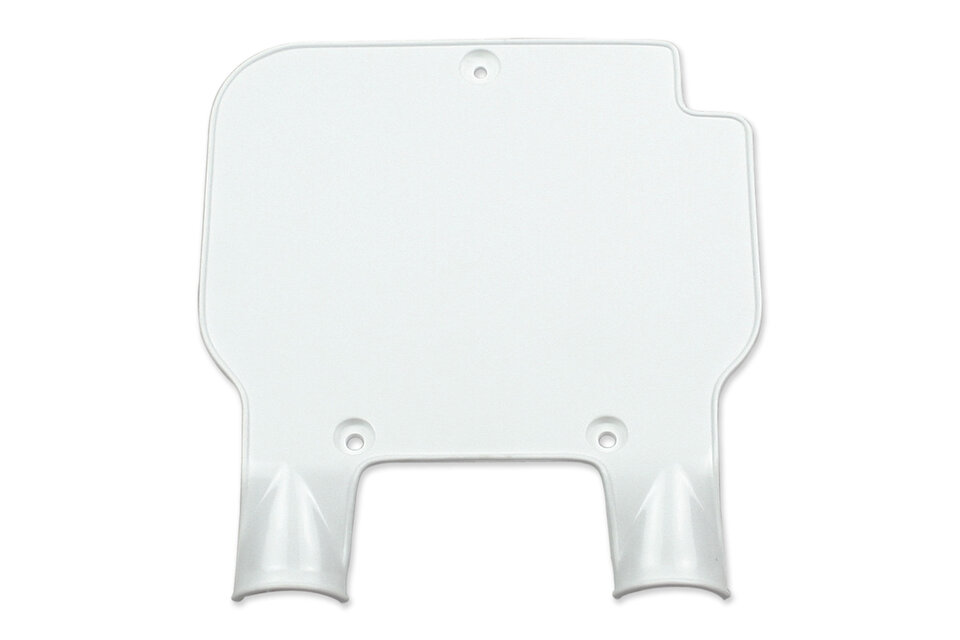 UFO White Front Number Plate for 89-95 Kawasaki KX