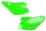 UFO Green Side Number Plates for 92-93 Kawasaki KX