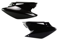 Polisport Black Side Number Plates for 06-08 Kawasaki KX250F