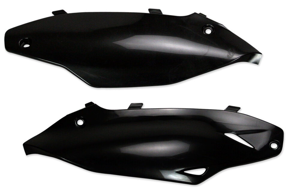 UFO Black Side Number Plates for 12-16 Kawasaki KX250F, KX450F