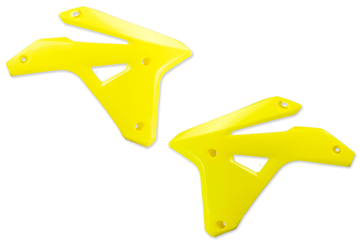 Polisport Yellow Radiator Shroud Set for 07 Suzuki RMZ450