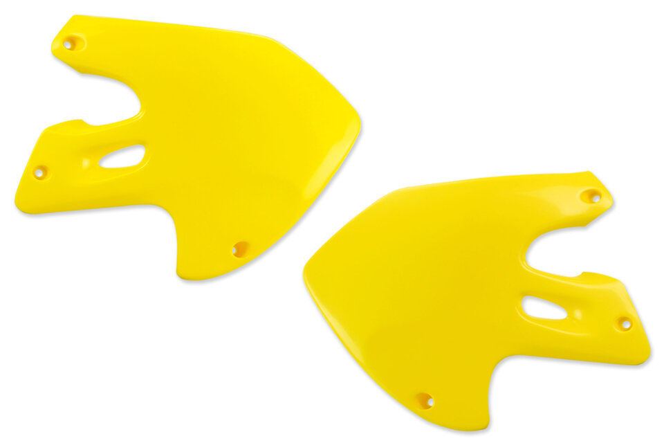 Polisport Yellow Radiator Shroud Set for 99-00 Suzuki RM125, RM250