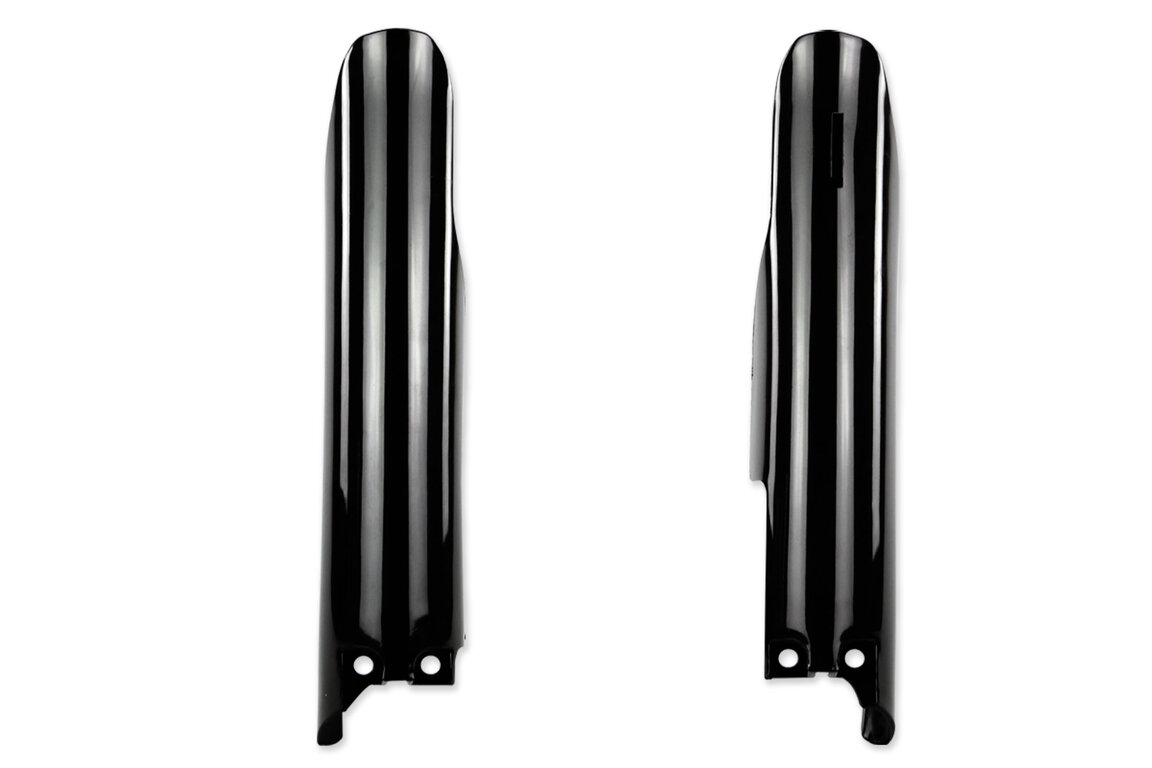 Polisport Black Lower Fork Guards for 04-25 Suzuki RM125, RM250, RMZ250, RMZ450