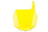 Polisport Yellow Front Number Plate replacement plastics for 01-09 Suzuki RM125, RM250, RMZ250, RMZ450 dirt bikes