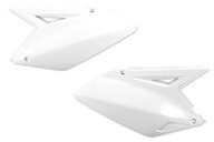 UFO White Side Number Plates for 07-09 Suzuki RMZ250