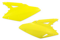 Polisport Yellow Side Number Plates for 08-17 Suzuki RMZ450