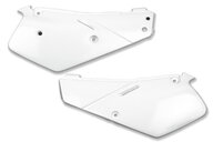 UFO White Side Number Plates for 86-99 Suzuki RM80