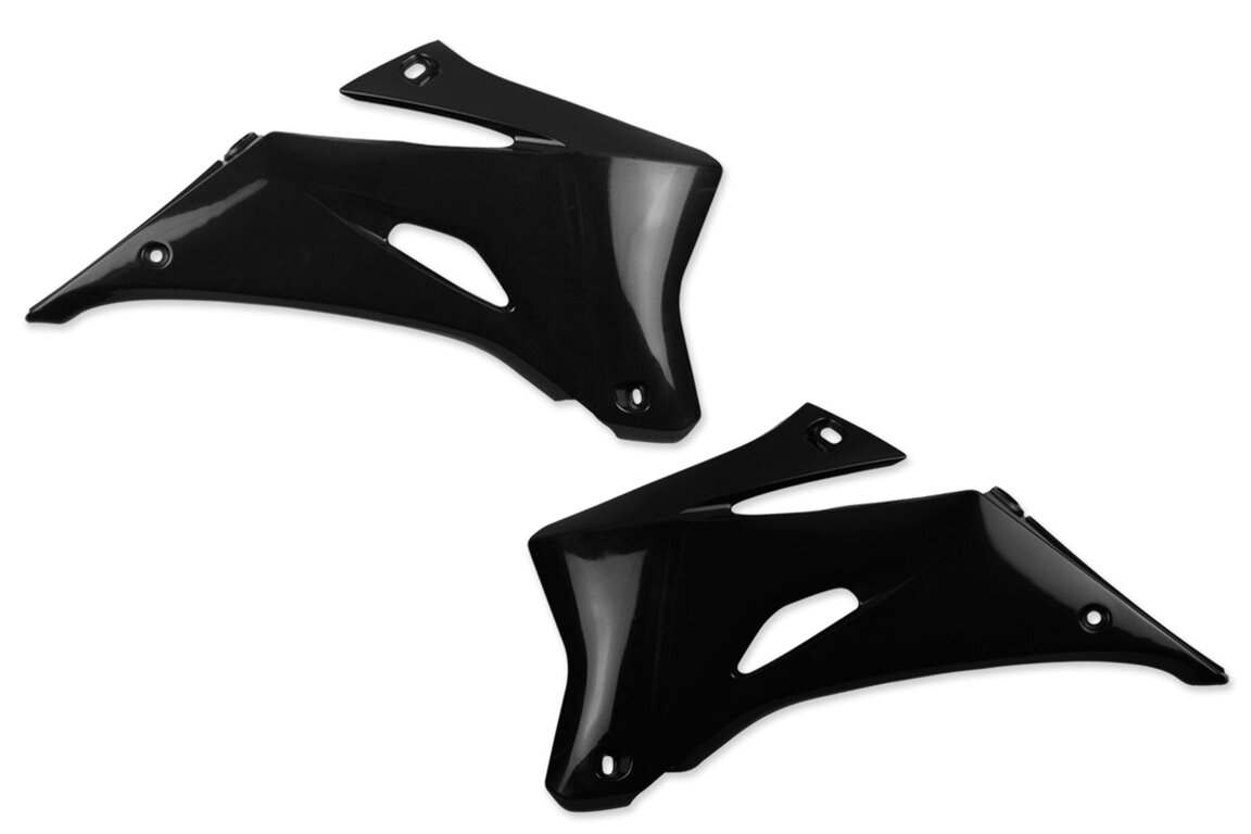 Polisport Black Radiator Shroud Set for 06-09 Yamaha YZ250F, YZ450F