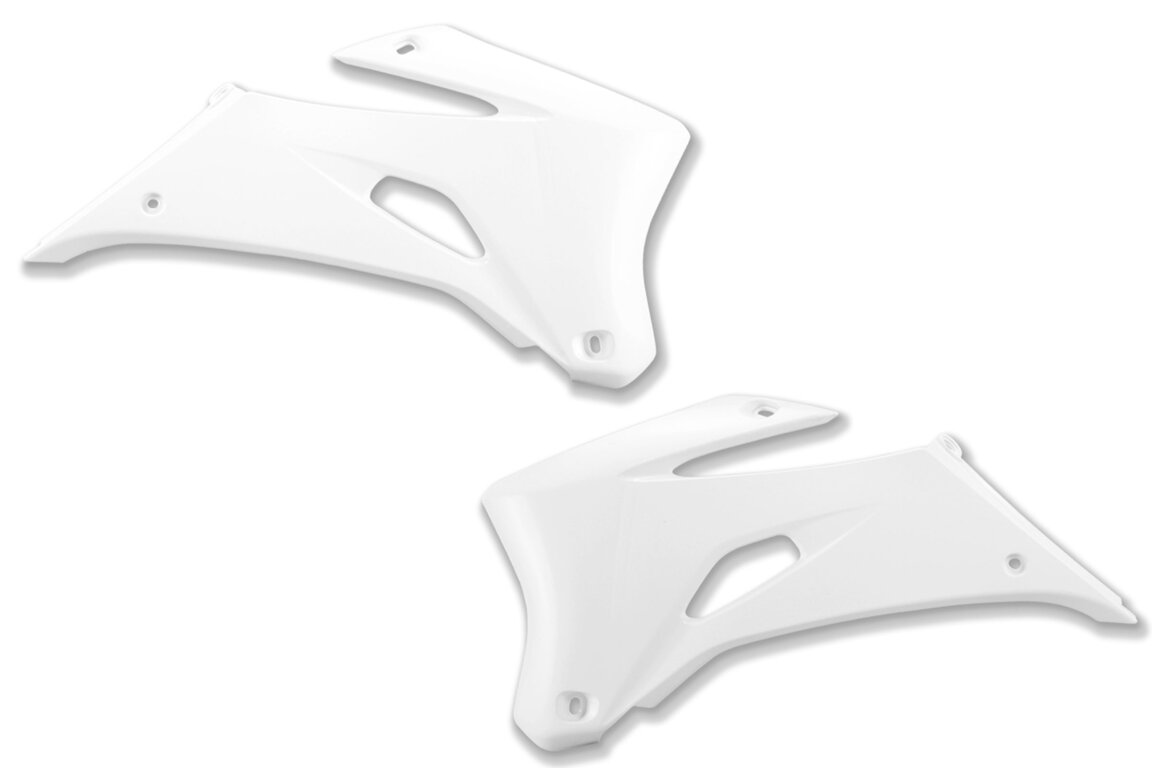 Polisport White Radiator Shroud Set for 07-13 Yamaha WRF