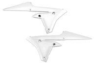 Polisport White Radiator Shroud Set for 14-19 Yamaha YZ250F, YZ450F