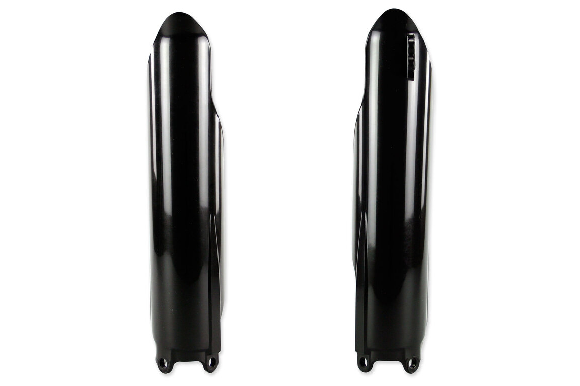 UFO Black Lower Fork Guards for 08-14 Yamaha YZ125, YZ250, YZ250F, YZ450F