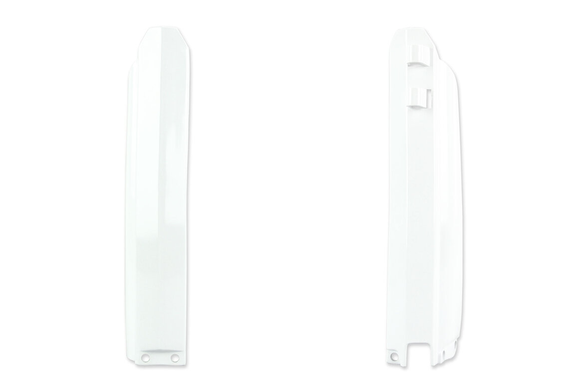 Polisport White Lower Fork Guards for 96-04 Yamaha YZ125, YZ250, YZ250F, YZ450F