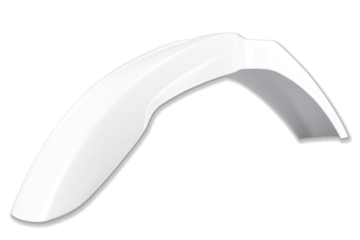 UFO White Front Fender for 02-14 Yamaha YZ85