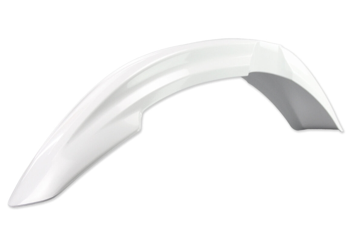 Polisport White Front Fender for 06-14 Yamaha WRF, YZ125, YZ250, YZ250F, YZ450F