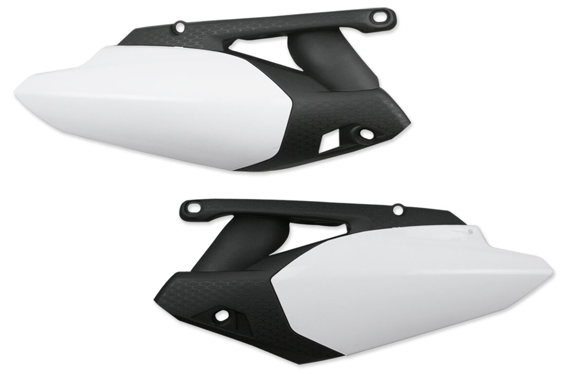 Polisport White / Black Side Number Plates for 10-13 Yamaha YZ450F