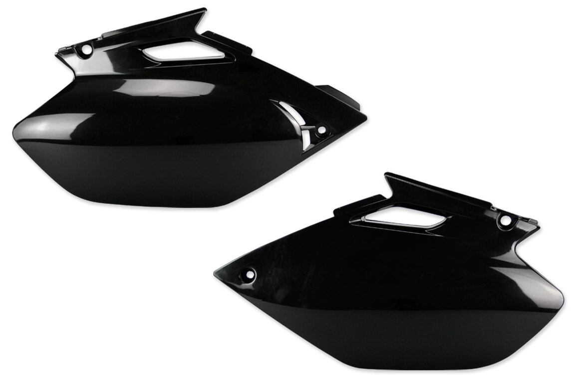 UFO Black Side Number Plates for 03-05 Yamaha YZ250F, YZ450F