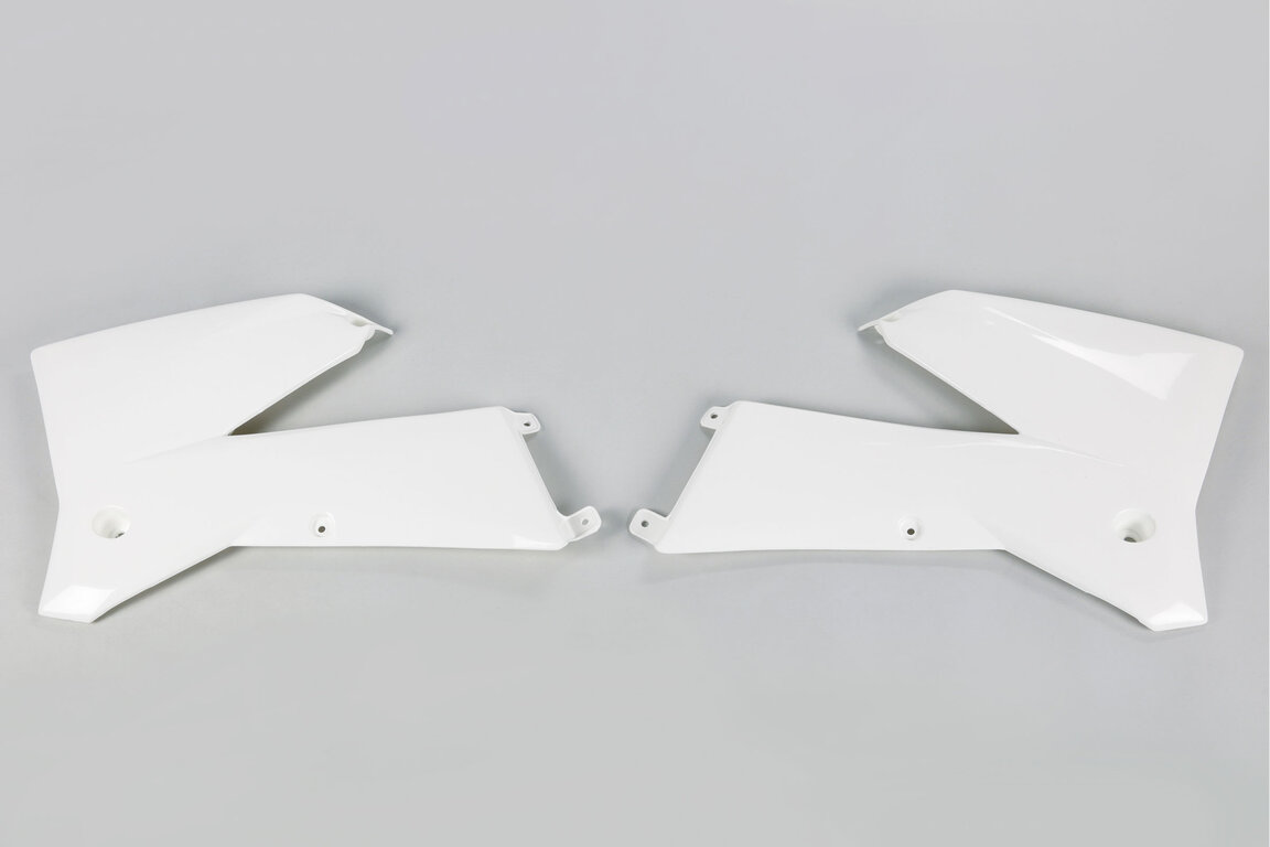 UFO White Radiator Shroud Set for 05-08 KTM EXC, SX, SXF, XC, XCW