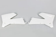 UFO White Radiator Shroud Set for 05-08 KTM EXC, SX, SXF, XC, XCW