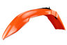 UFO Orange Front Fender replacement plastics for 07-13 KTM EXC, EXCF, SX, SXF, XC, XCF, XCW dirt bikes