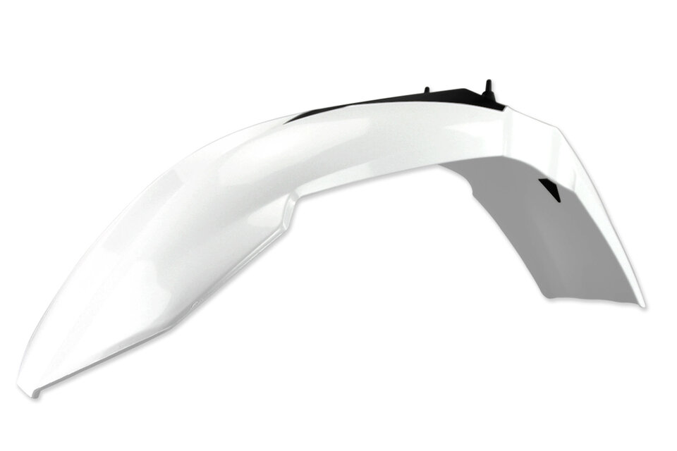 UFO White Front Fender for 07-13 KTM EXC, EXCF, SX, SXF, XC, XCF, XCW