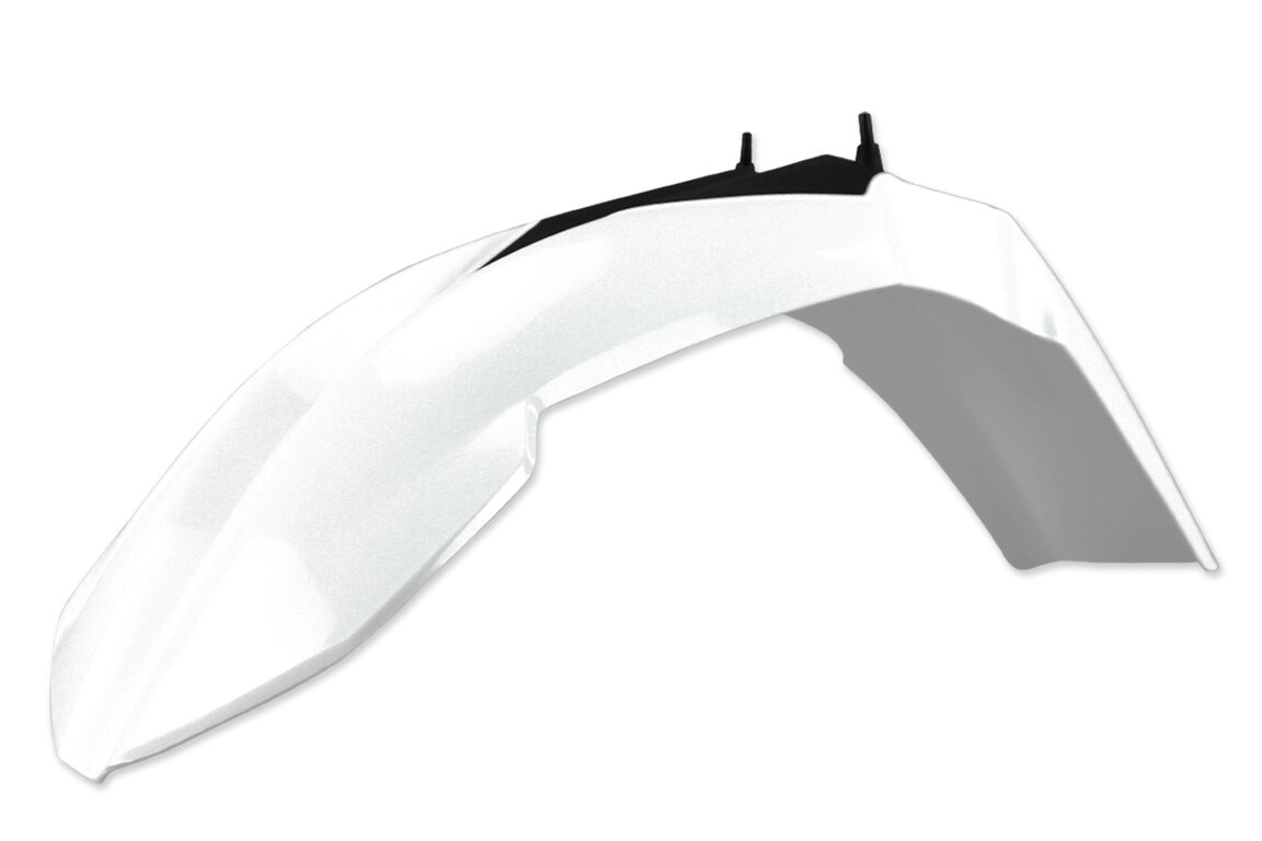 Polisport White Front Fender for 09-11 KTM SX65