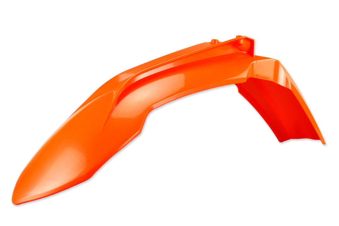 Polisport Orange Front Fender for 12-16 KTM EXC, EXCF, SX, SXF, XC, XCF, XCW