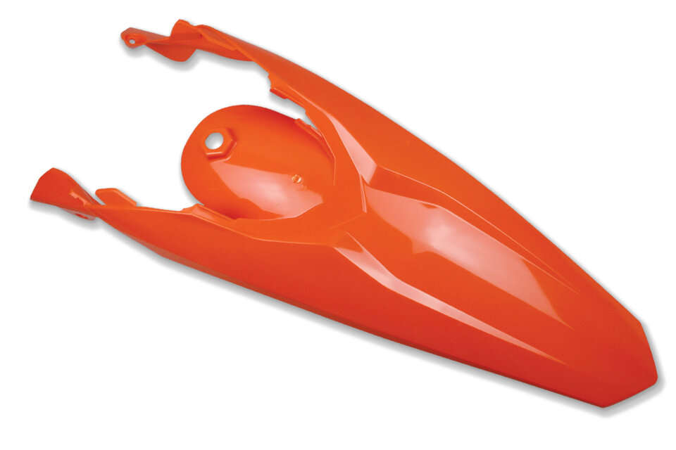 Polisport Orange / with under fender post Rear Fender for 11-16 KTM EXC, EXCF, SX, SXF, XC, XCF, XCW