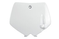 UFO White Front Number Plate for 02-08 KTM SX65