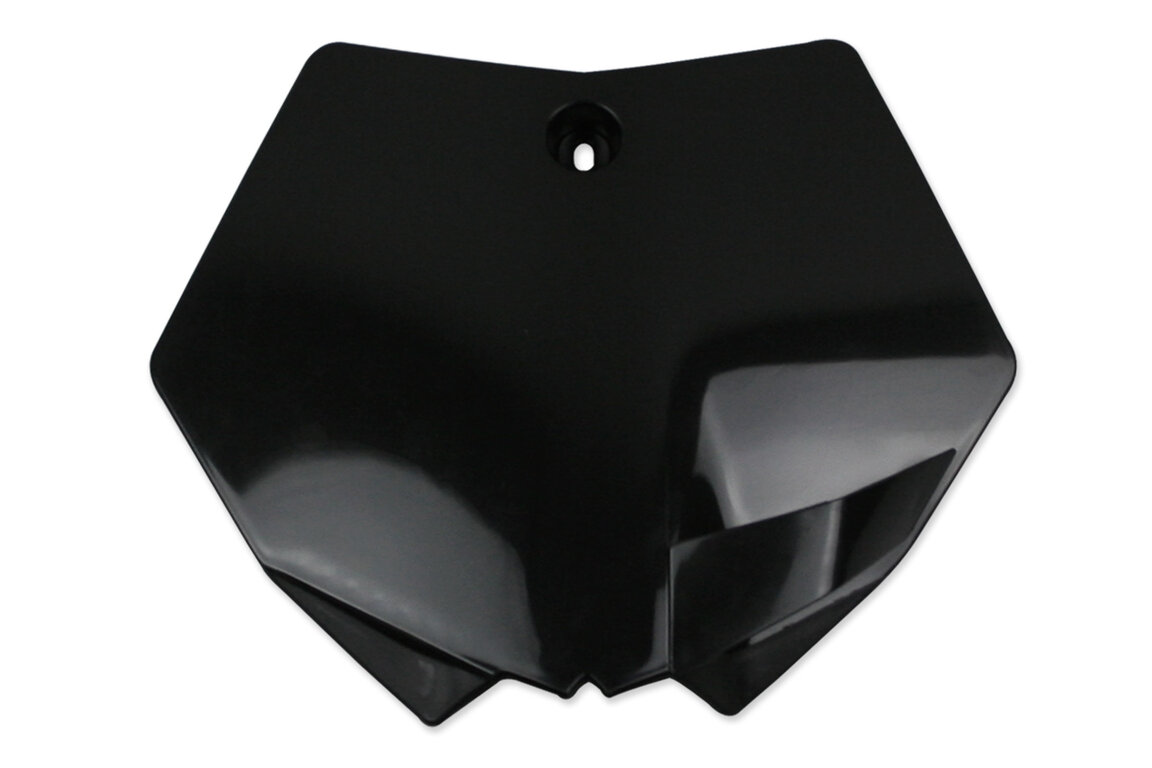 UFO Black Front Number Plate for 09-15 KTM SX65