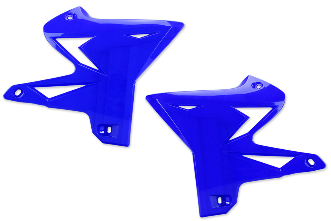 UFO Blue UFO Restyled Radiator Shroud Set for 02-14 Yamaha YZ125, YZ250