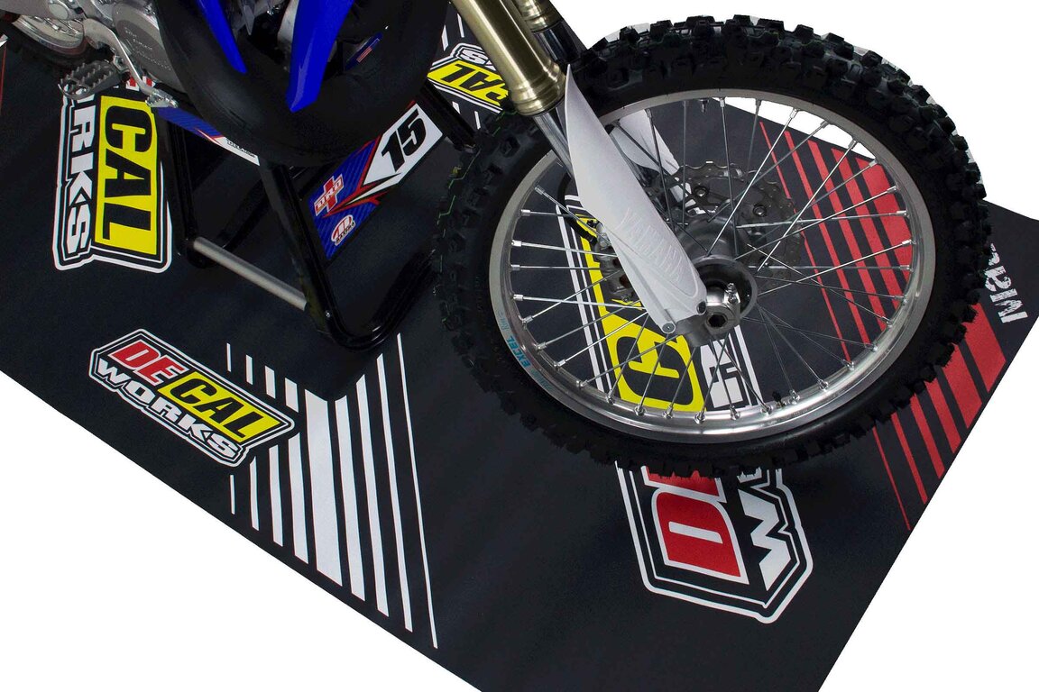 DeCal Works Matrix R2 Factory Black Bike Mats