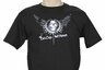 DeCal Works Small Skull Wings Black T-Shirt