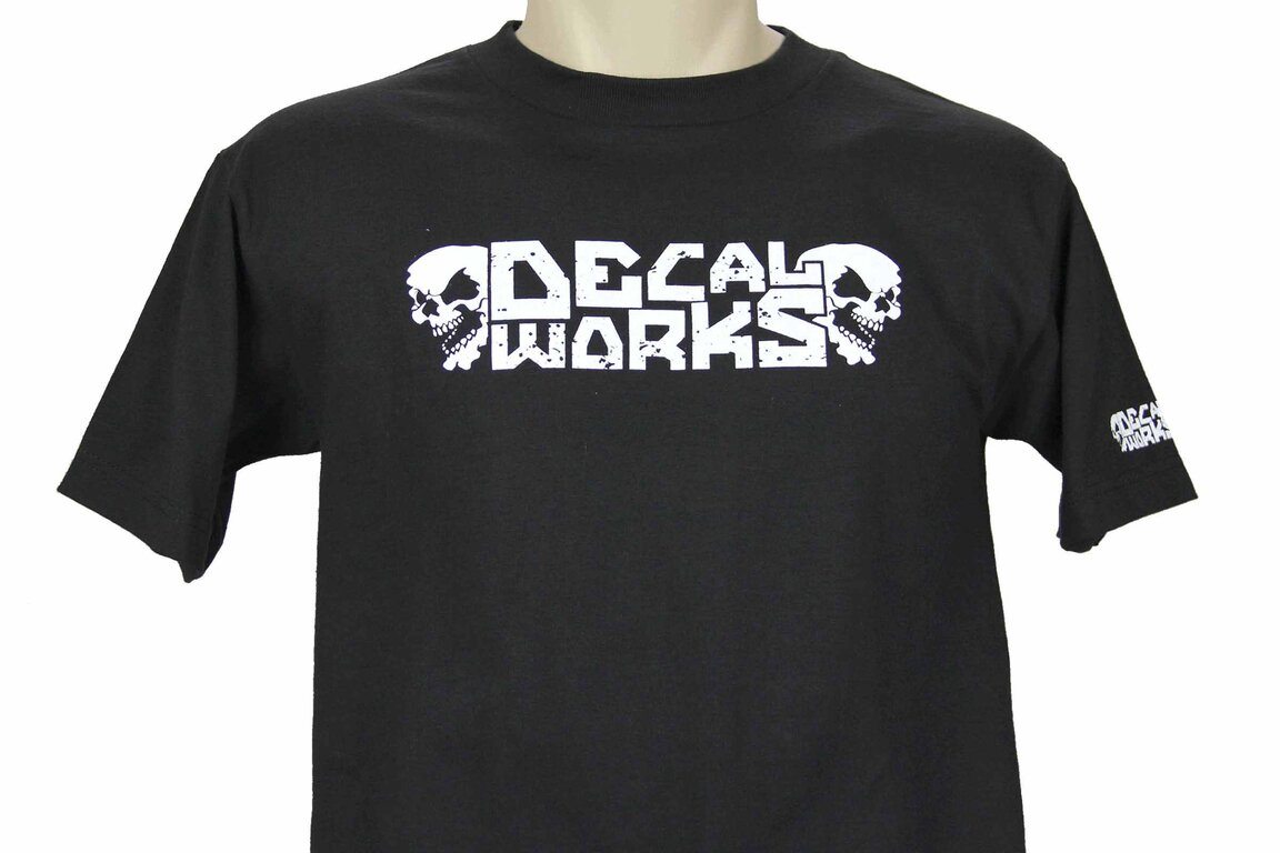 DeCal Works Small Skulls Black T-Shirt