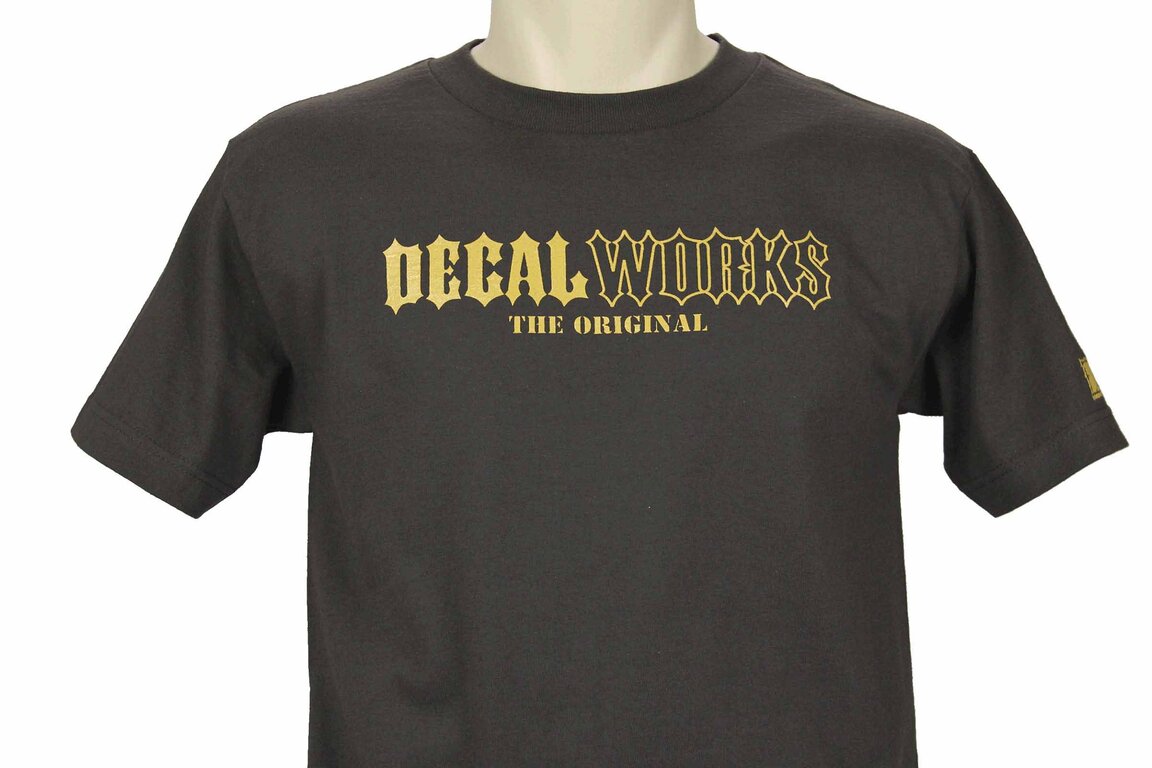 DeCal Works Small Gothic Brown T-Shirt