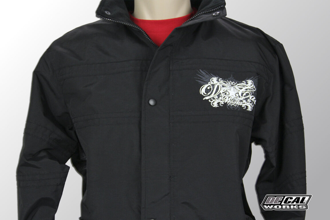 DeCal Works Large Black Graffiti Jacket