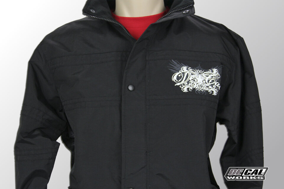 DeCal Works Medium Black Graffiti Jacket