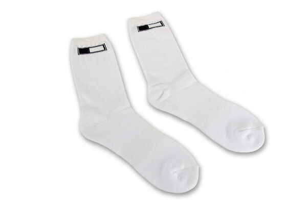 DeCal Works Long White Socks Large / X Large