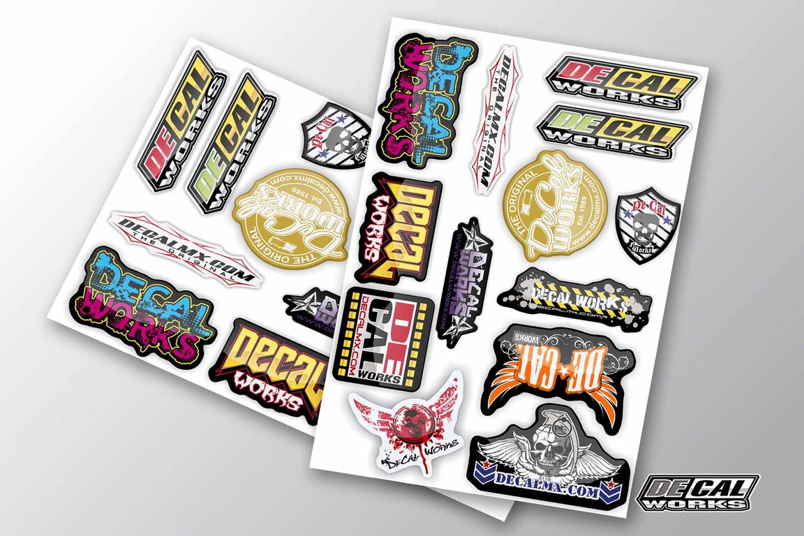 DeCal Works Sticker Pack Sticker Sheet