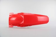 UFO Red Rear Fender replacement plastics for 06-07 Honda CRF250 dirt bikes 360 view