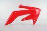 Right Side Polisport Red Radiator Shroud Set replacement plastics for 04-17 Honda CRF250 dirt bikes.