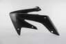 Left Side Polisport Black Radiator Shroud Set replacement plastics for 04-17 Honda CRF250 dirt bikes.