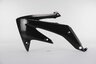 Left Side UFO Black Radiator Shroud Set replacement plastics for 05-08 Honda CRF450 dirt bikes.