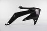Right Side UFO Black Radiator Shroud Set replacement plastics for 05-08 Honda CRF450 dirt bikes.
