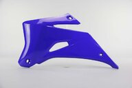 Left Side Polisport Blue Radiator Shroud Set replacement plastics for 06-09 Yamaha YZ250F, YZ450F dirt bikes.