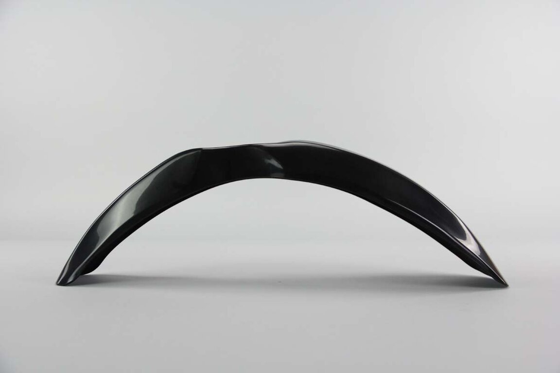 UFO Black Front Fender replacement plastics for 00-25 Kawasaki, Suzuki KX65, RM65 dirt bikes 360 view