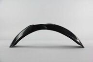 UFO Black Front Fender replacement plastics for 00-25 Kawasaki, Suzuki KX65, RM65 dirt bikes 360 view