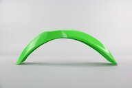 Polisport Green Front Fender replacement plastics for 00-25 Kawasaki, Suzuki KX65, RM65 dirt bikes 360 view