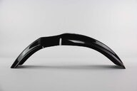 Acerbis Black Front Fender replacement plastics for 98-13 Kawasaki KX100, KX80, KX85 dirt bikes 360 view