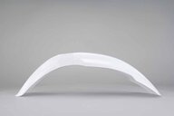 Acerbis White Front Fender replacement plastics for 06-14 Yamaha WRF, YZ125, YZ250, YZ250F, YZ450F dirt bikes 360 view