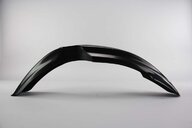 Acerbis Black Front Fender replacement plastics for 06-14 Yamaha WRF, YZ125, YZ250, YZ250F, YZ450F dirt bikes 360 view